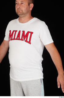 Louis dressed sports upper body white t shirt 0002.jpg